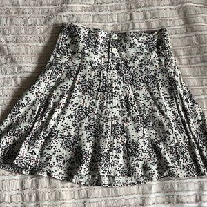 Free People Floral mini skirt